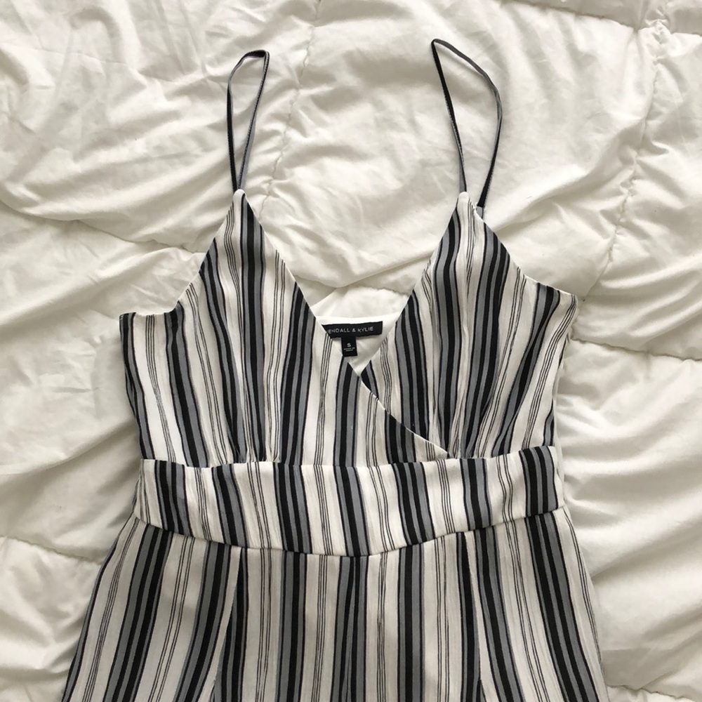 Striped Wide-Legged Jumpsuit